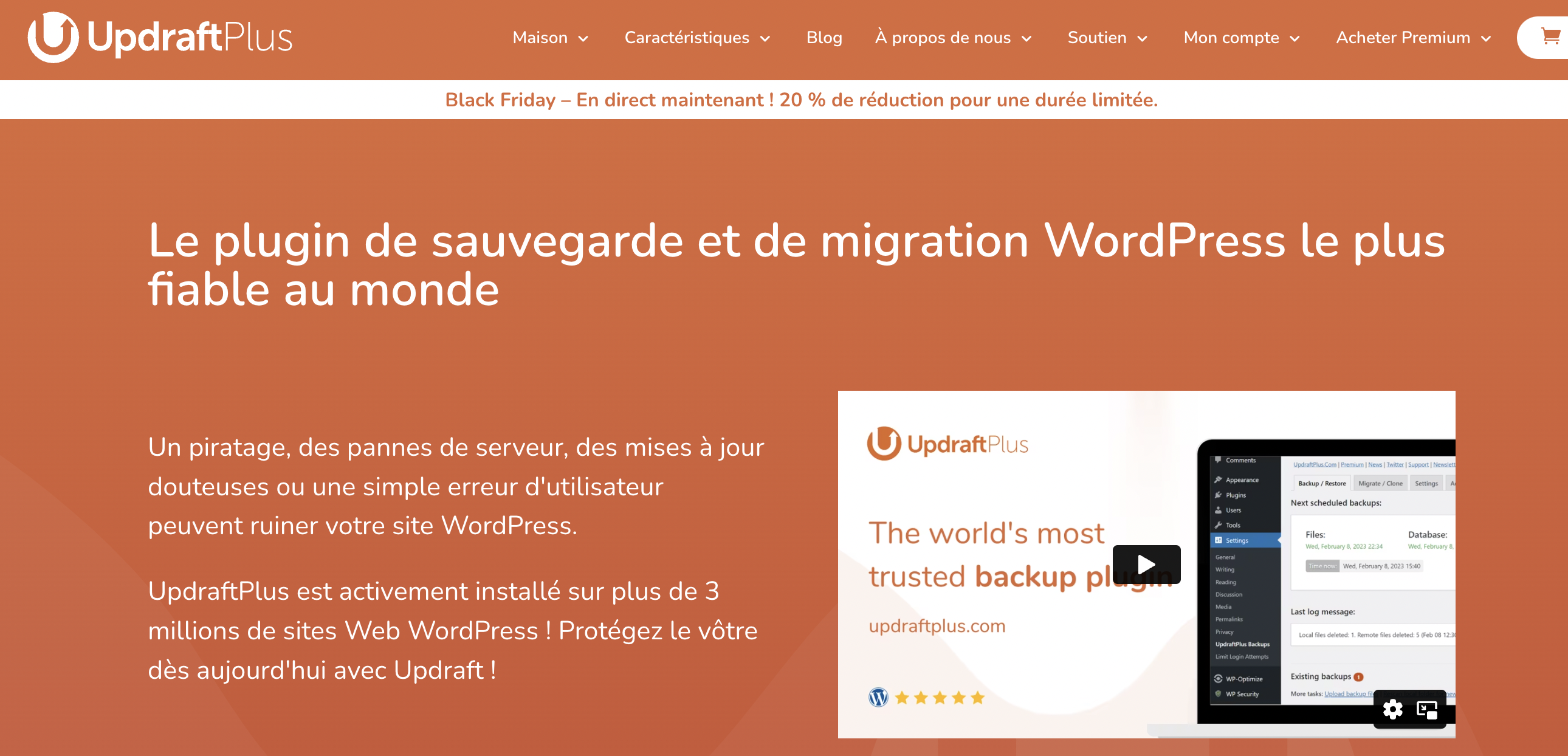 Updraft Plus, le plugin de sauvegarde WordPress