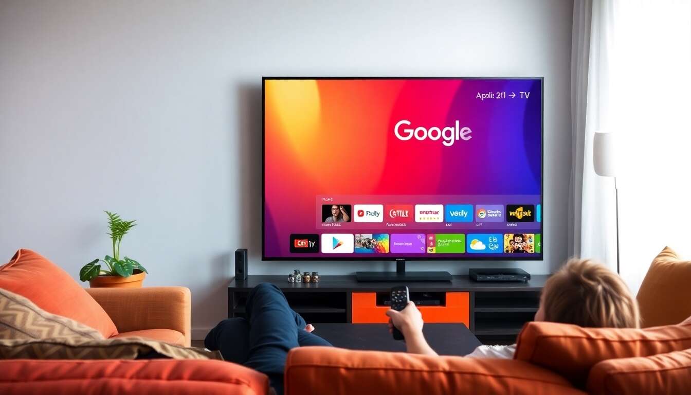 Accéder à des milliers de contenus via google tv